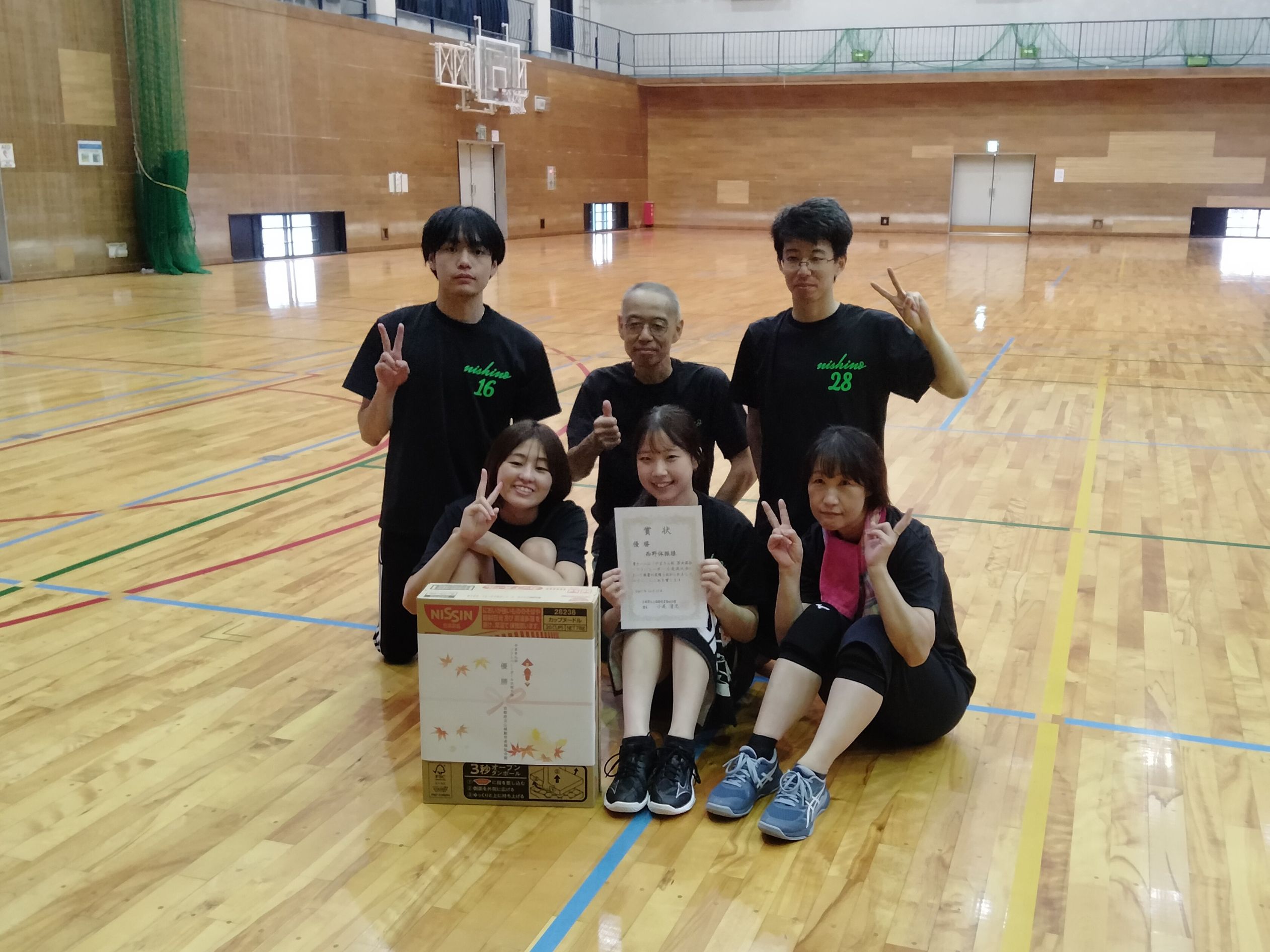 優勝チーム(西野体振) 優勝チーム(西野体振)